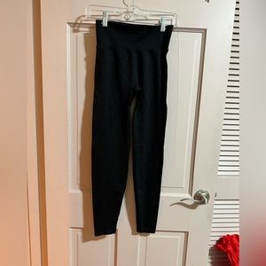 Women’s Victoria Secret Sport PINK Black Athletic Leggings Size Small